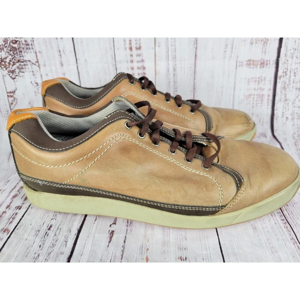 FOOTJOY Contour Casual Brown Leather Spikeless Golf Shoes Men’s Size 8M